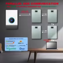 48V 100Ah LiFePO4 Wandmontage-Batterie 5kWh - Speicher